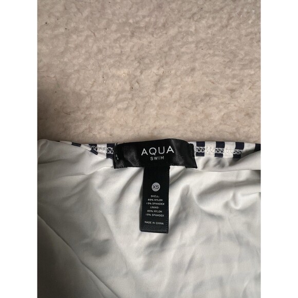 AQUA Swim Striped Halter One Piece Swimsuit Size XS - Picture 9 of 10